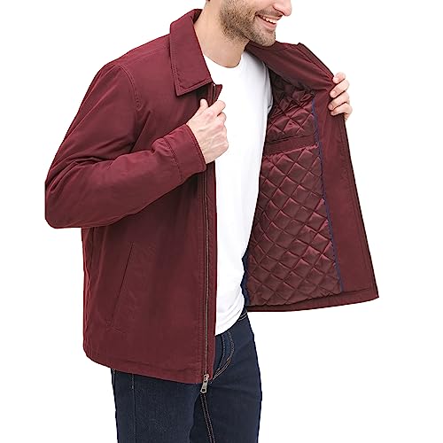 Image of Tommy Hilfiger Men's Lightweight Zip-up Microtwill Golf Jacket (Standard and Big & Tall Sizes)