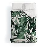 Society6 2021 Cotton Comforter, Full, Anita's & Bella's Artwork Tropical Jungle Leaves 4