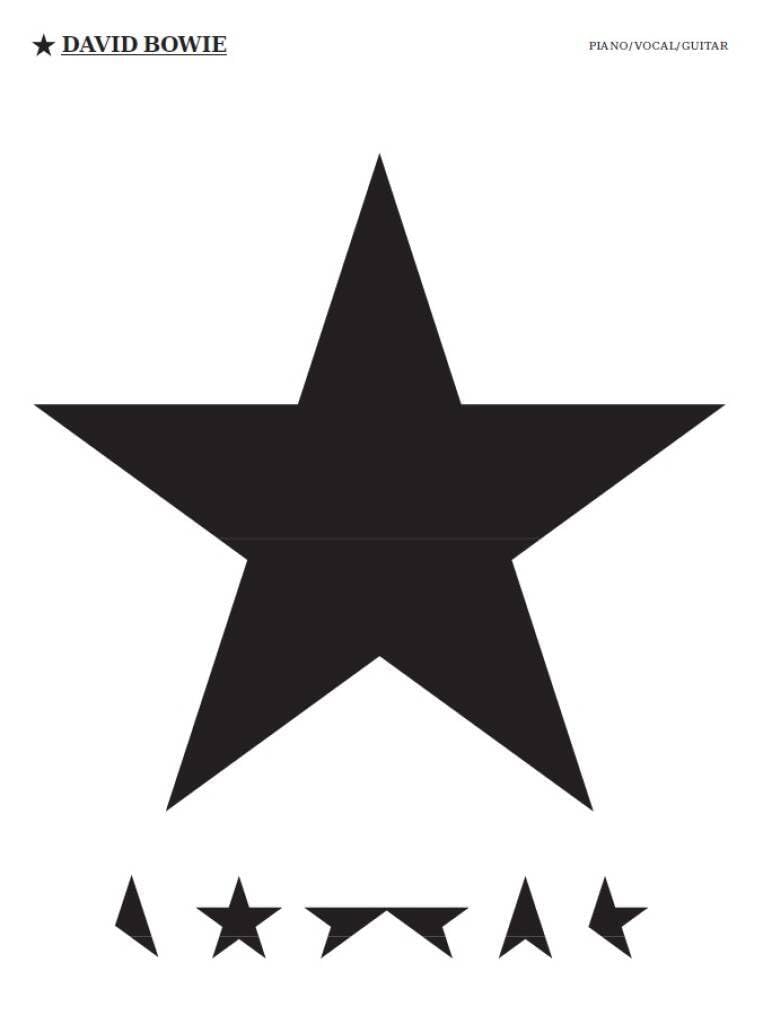 Blackstar. Piano, Vocal And Guitar.: 7 Hit Songs