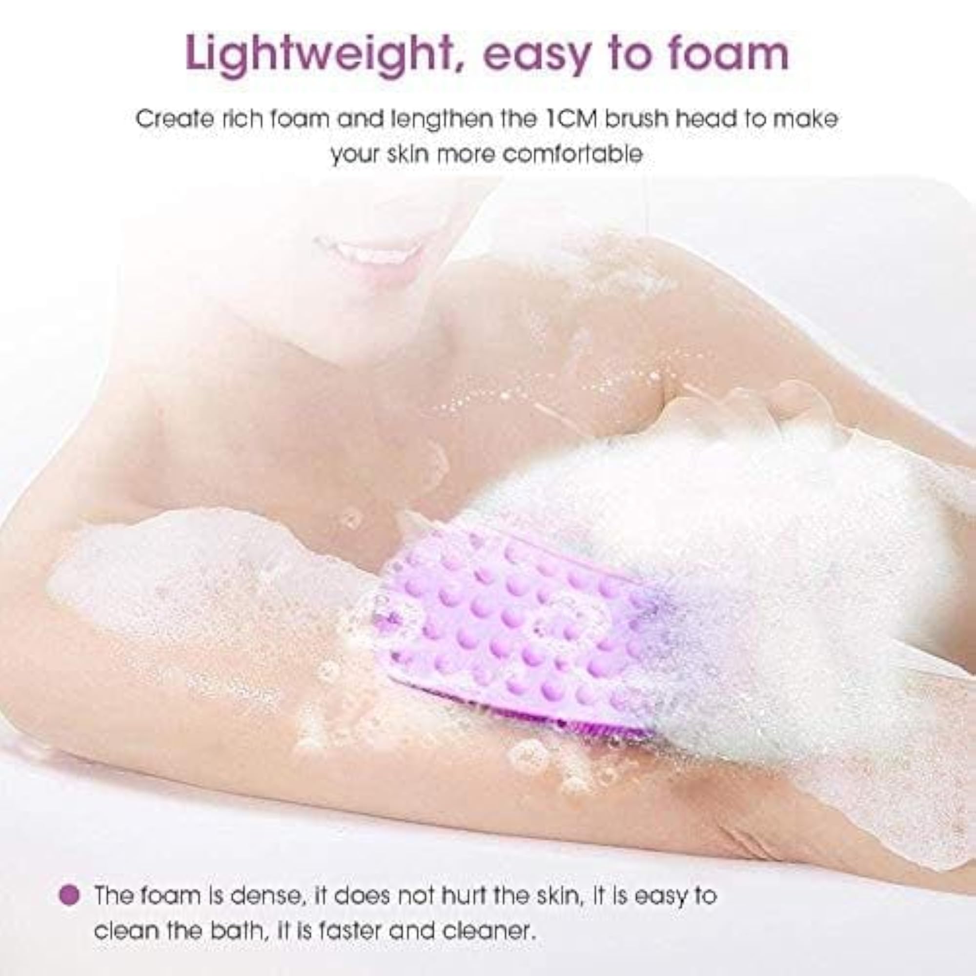 Silicone Body Scrubber/Bath Body Cleaning Belt