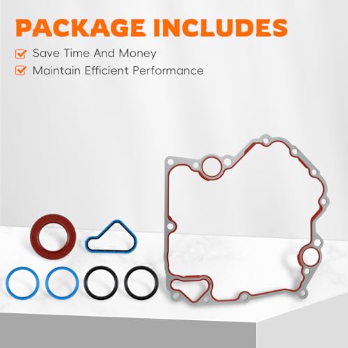 Image of GoaMotors TCS46000 Timing Cover Gasket Set Fit for Jeep Grand Cherokee 1999-2003 Fit for Dodge Dakota 2000-2003 Durango 2000-2003 Ram 1500 Pickup 2002-2003