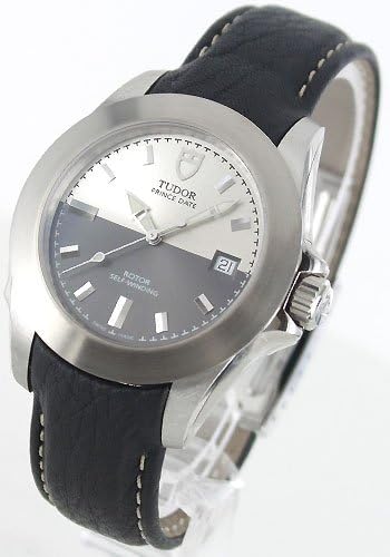Amazon.co.jp: [Tudor] Tudor Prince Date 79400 Leather Black/Silver Gray  Men's [parallel import goods] : Wrist Watches