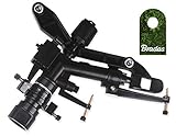 Wurfweite regulierbar:28-55 m Garten Sprinkler 28-55 m Wurfweite Kreisregner Sprenger Rasenregner Impulsregner Regner