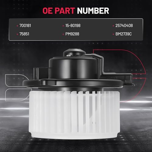Image of BDFHYK AC Heater Blower Motor Fan 700181 Compatible with Cadillac CTS SRX STS,Compatible with Lexus RX330,compatible with Toyota Camry Sienna Solara,HVAC Blower Motor Assembly Replacement for 15-80198