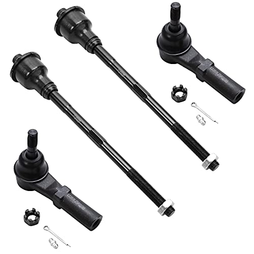 Image of Detroit Axle - 12pc Front End Kit for 2001-2010 Chevy Silverado 2500HD | 3500HD GMC Sierra 2500 HD 3500 HD, H2, Upper Control Arms w /ball Joints Sway Bars Lower Ball Joints Tie Rods Pitman Idler Arm