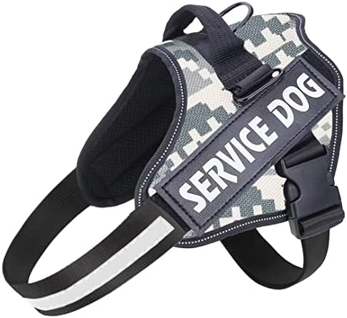 Belababy Soft No Pull Dog Harness X Small, Adjustable Assistance Service Dog Vest with Safety Buckle, Reflective Breathable Outdoor Training Dog HarnessBlack