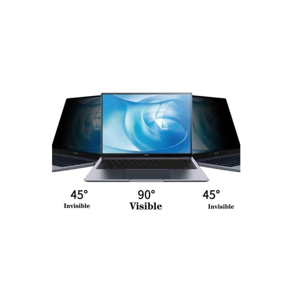 Engo Lenovo Thinkbook 16p G6 16 İnç İle Uyumlu Hayalet Ekran Koruyucu Notebook, Yandan Görünmeyen Anti-Spy Gizlilik (Privacy) Laptop Koruması, 9H Temperli Nano Kırılmaz Esnek Cam, Parlama Önleyici
