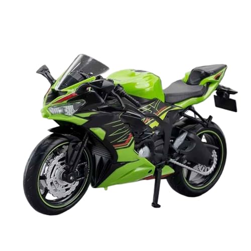 Moto miniature Kawasaki ZX-6R 1:12, modèle de collection moulé sous pression finition premium