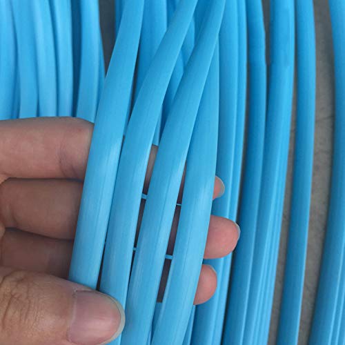 Material de punto de ratán sintético azul para restaurar sillas y artesanías