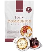 Mmeyou Packaged Holy Communion Crackers Prefilled Communion Wine Mmeyou Communion Cups Cracker wi...