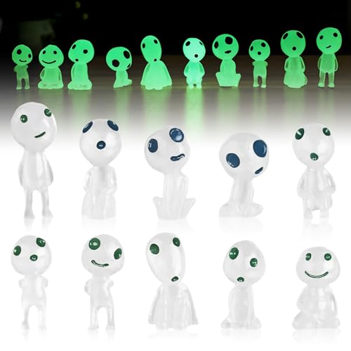 xlwen 10 Piezas Princesa Mononok, Mononoke Kodama, Elfos