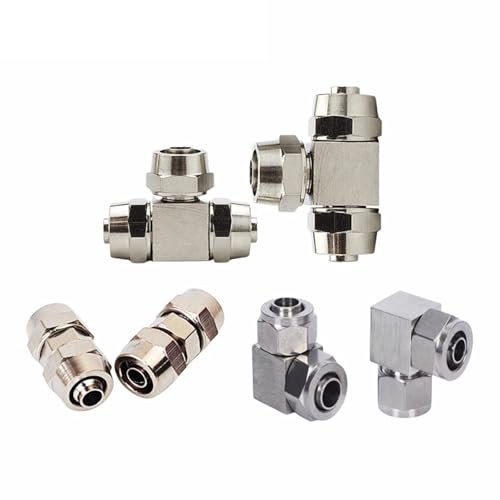 Conector rápido neumático para reformas de talleres y sistemas de aire de 8mm