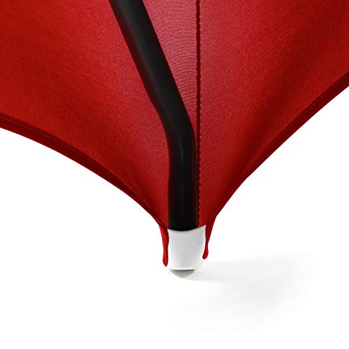 Image of Peomeise 2PCS 6FT Spandex Table Cover Rectangular Stretch Spandex Tablecloth (Red,6FT)