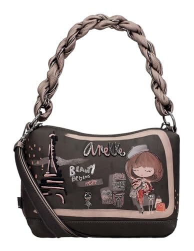 Sac à main porté épaule FEMME marron Anekke pour organiser vos affaires facilement