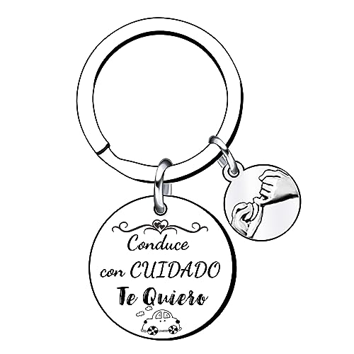 VZIUYTRE Carro porta-chaves condução com cuidado, presente esposo/esposa paraumble/motorista, aniversário casal
