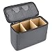 Kattee Waterproof Camera Insert Bag, DSLR SLR Padded Case Shockproof for Travel(Large)