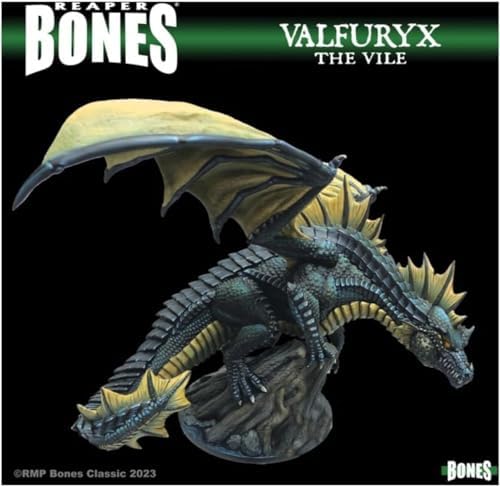 Reaper Miniatures Valfuryx Forest Dragon Miniature 25mm Heroic Scale Figure Dark Heaven Bones image 4