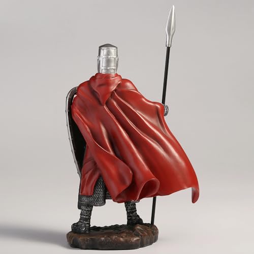 Estatua Decorativa Caballero Maltés con Lanza y Escudo miniatura 4