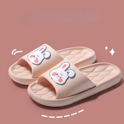 Cute Bunny Slippers For Women Summer Feeling Soft Platform Non-Slip Sandals Antislip Indoor Outdoor Slippers kawaii Gifts for Women Men2