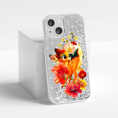 Ert Group Mobile Phone Case For Apple Iphone 13 Original And Officially Licensed Disney Pattern Bambi 014 Optimally Adapted To The Shape Of The Mobile Phone, With Glitter Overflow Effect #TOP5