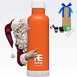  Rehydrate Pro Botella de agua de acero inoxidable con doble aislamiento, compatible con Swell Yeti Hydro y Klean Kanteen para bebidas frías o calientes 17 oz + Bonus \'Flip N Sip\' Gorra deportiva rusty