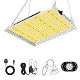 Phlizon Upgrade 2000W Dimmbare Pflanze LED Grow Light Vollspektrum Grow Lampe für Zimmerpflanzen Wachsendes Licht für Hydroponic Veg und Bloom 1,5x1,5m Abdeckung (2000W)