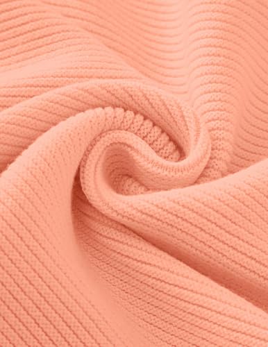 Image of ZESICA Women's Crew Neck Long Lantern Sleeve Fall 2026 Casual Loose Ribbed Knit Solid Soft Pullover Sweater Tops