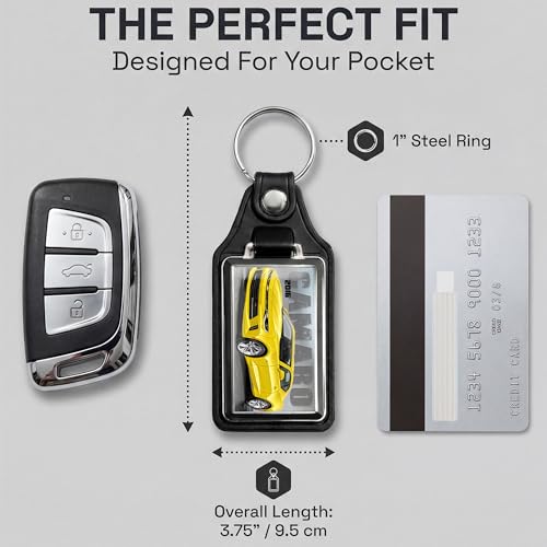 Image of Brotherhood Car Key Chain for Camaro - Classic Models Keychain for Men and Women Gift Key Ring - -