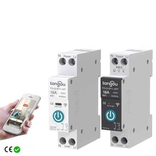 Interruptor disyuntor 1P 10A carril DIN blanco para cuadro eléctrico 2