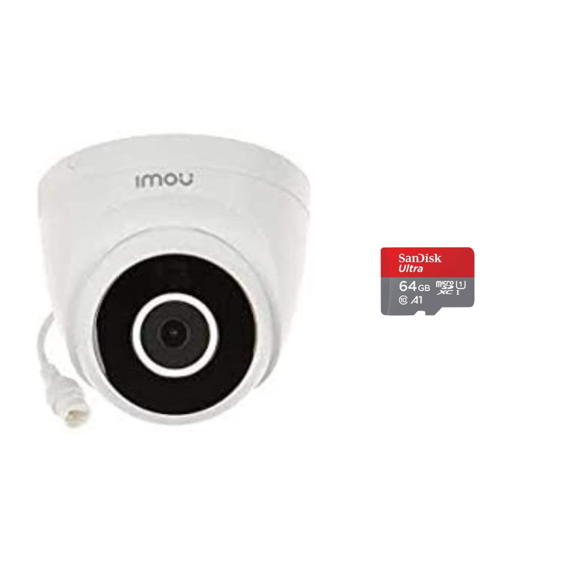 DAHUA CCTV WiFi for Home IMOU Indoor WiFi Camera 2MP IPC-T22AP (3.6M) with 64GB Memory Card Compatible with J.K.Vision POE-image-1