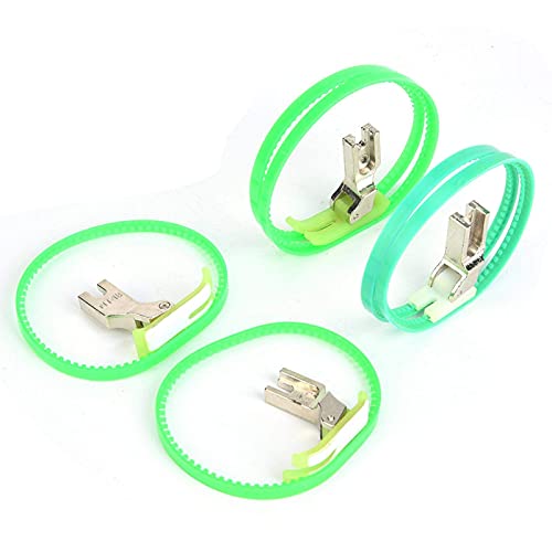 Prensatelas de máquina de coser HERCHR de doble anillo miniatura 6