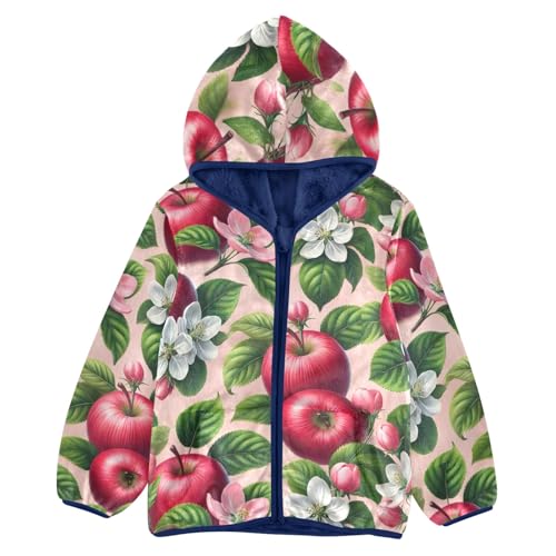 CHIFIGNO Boys Fleece Jacket Cute Autumn Boys Jackets Boys Winter Coat for Toddler Kids with Pockets