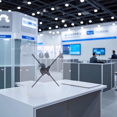 Image of 3DHologram Fan,22 inch3dHologram Fan with Remote /Bluetooth /WIFI /700 Video Library,Holographic Fan with HD LED 2000*1444PX Resolution Picture Fan Spinner Small for Shop /Christmas /Halloween Missyou