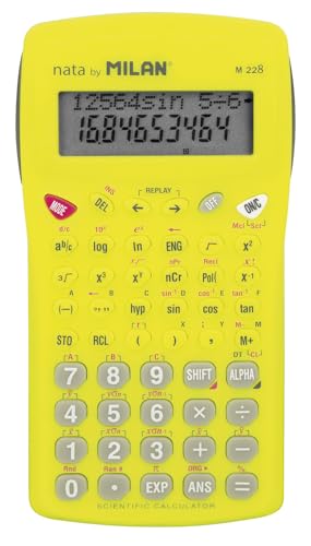 Milan® Blíster calculadora científica M228 Serie Acid, Amarillo Milan - imagen 2