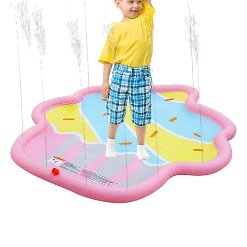 Tapis d'arrosage pour chien et enfant : piscine d'éclaboussure extérieure