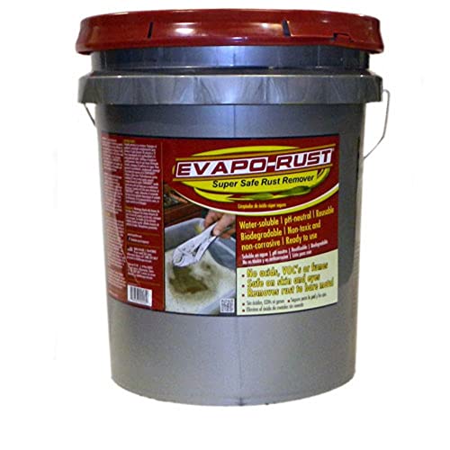 Evapo-Rust The Original Super Safe Rust Remover, Water-Based, Non-Toxic, Biodegradable, 5 Gallons #TOP27