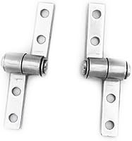 Leewoth 2PCS 360° Torque Friction Positioning Hinges for Laptops, Cabinets, Displays & Equipment Doors