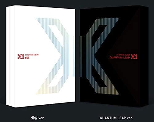 K-POP X1 - Soaring : Quantum Leap, Soaring and Quantum Leap all versions SET Incl. 2 x CD, 2 x Photobook, 2 x Mini Photo Stand, 2 x Bookmark, 2 x Postcard, 2 x Pre-Order Benefit, 2 x Folded Poster