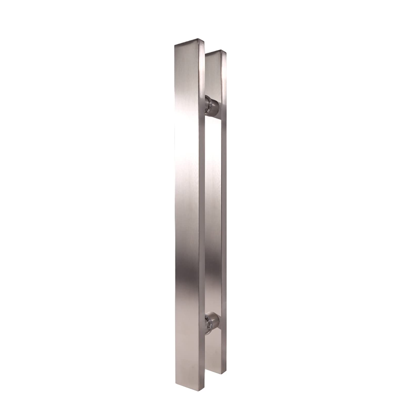 MXXQRHF Matte Black Stainless Steel Glass Door Handle - Push & Pull Shower & Sliding Door Hardware for Conference Rooms - 1200mm Length - Durable Modern Design