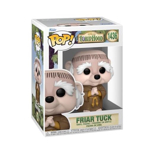 Funko Pop! Disney: Robin Hood - Friar Tuck- Figura de Vinilo Coleccionable - Idea de Regalo - Mercancia Oficial - Juguetes para Niños y Adultos - Movies Fans - Muñeco para Coleccionistas