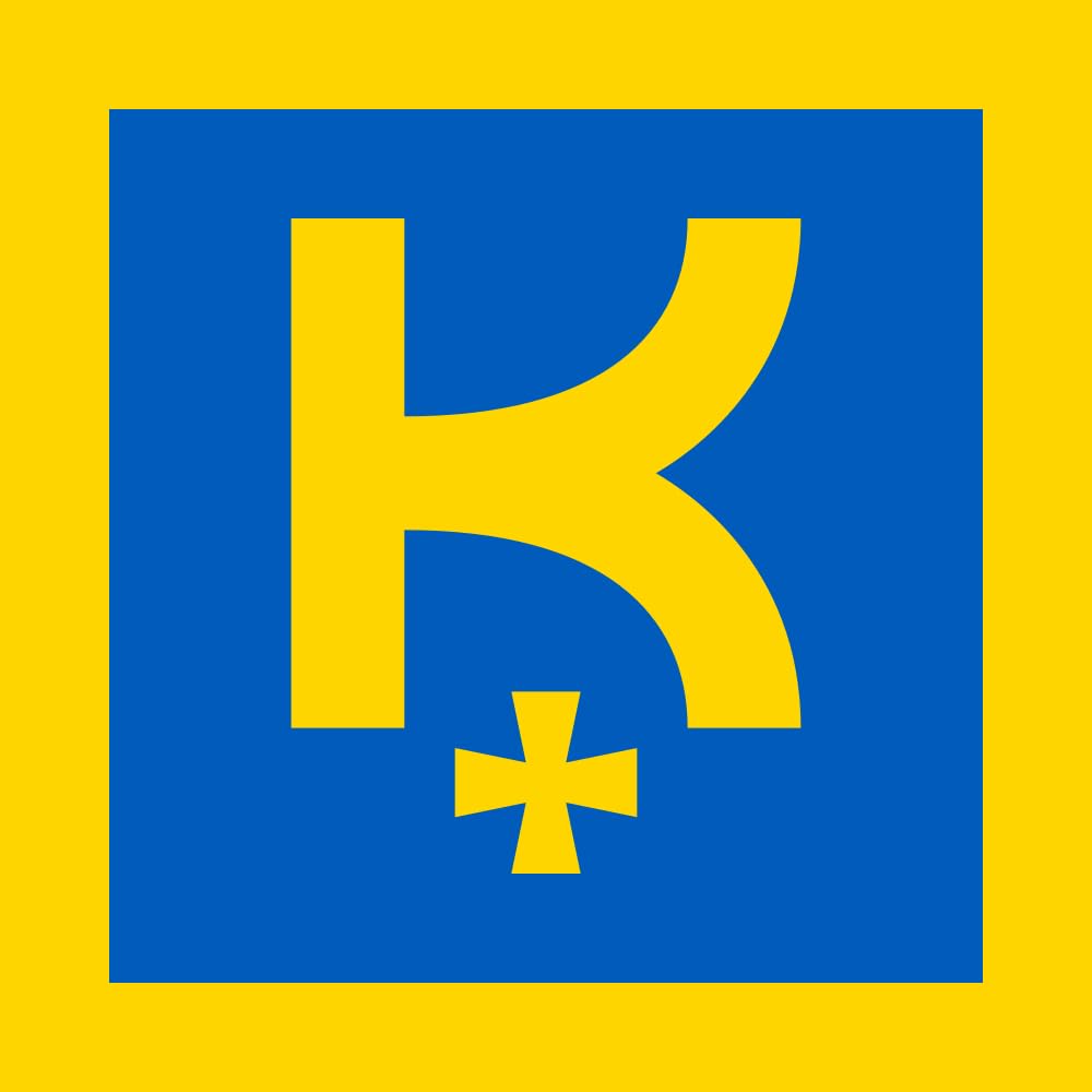Drapeau Large Komarno tissu premium finitions renforcées héraldique Ukraine