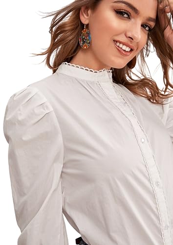 Image of MIZAGO Women's Solid Button Front Shirts