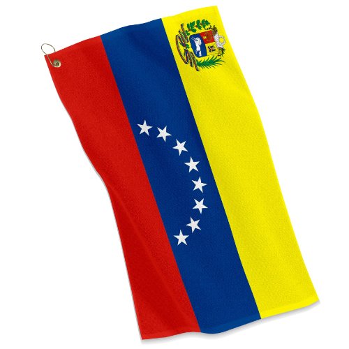 ExpressItBest Golf/Sports Towel - Flag of Venezuela - Venezuelan