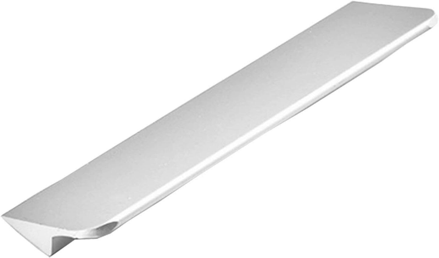 Tnbccxn Silver Cabinet Handles, Concealed Handles, 2 Pcs Finger Edge Pull(,Hole Distance:96 Mm)