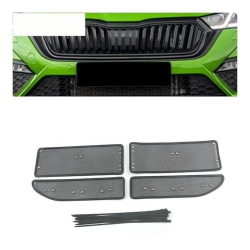 Calandre avant Octavia 2016 grilles capot et filet de protection - 2