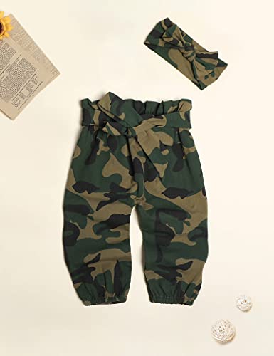 Kangkang Newborn Baby Girl Clothes Newborn Girl Clothes Ruffle Long Sleeve Romper Camouflage Pants Set 3Pcs Outfits Set For Baby Girl Clothes 0 3 Months Camo Baby Girl Clothes #TOP4