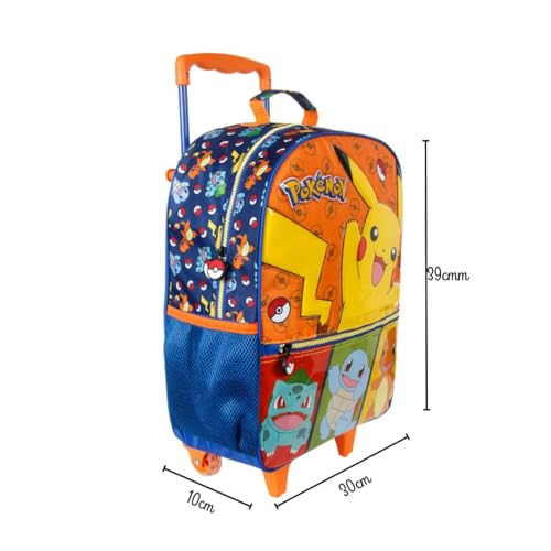 Mochila De Rodinhas 16 Azul Infantil - 13630