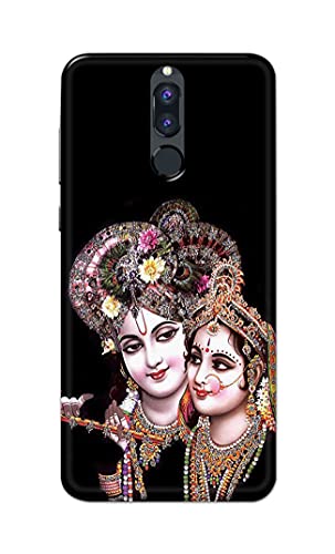 Image of PRINTFIDAA� Printed Hard Back Cover Case for Huawei Mate 10 Lite | Huawei Nova 2i | Honor 9i Back Cover (Radha Krishna) -2808
