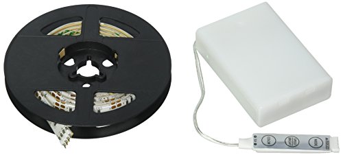 Image of Excelvan 1M/3.3FT IP65 Waterproof Flexible Color Changing RGB SMD 5050 30 LEDs DC 5V Battery-powered LED Strip Light with Mini Controller