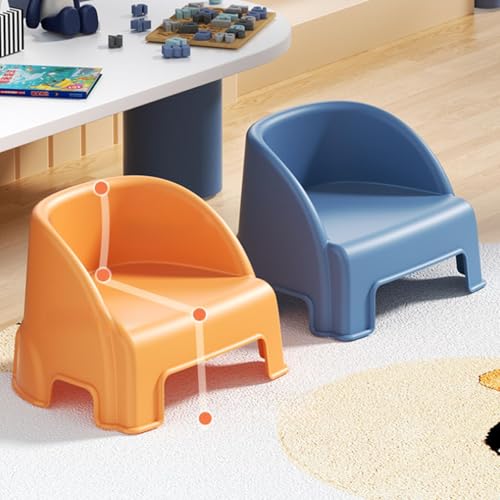 Image of ATORSE Small Stool Portable Footstool Kids Stool for Living Room Apartment Playroom Yellow